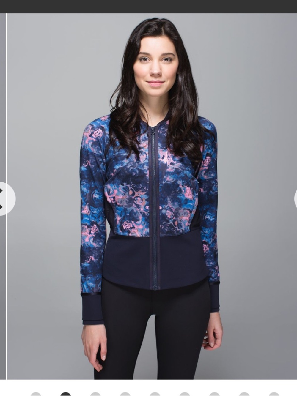 Lululemon If You're Lucky Jacket
Moody Mirage Bark Berry Deep Navy